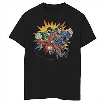 Boys 8-20 Justice League Breakthrough Group Portrait Graphic Tee