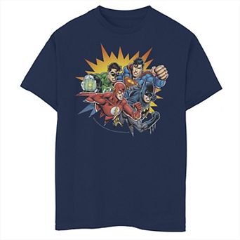 Boys 8-20 Justice League Breakthrough Group Portrait Graphic Tee
