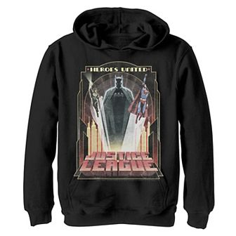 Boys 8-20 Justice League Heroes United Poster Graphic Fleece Hoodie
