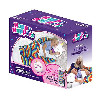 Happy Nappers Shark or Unicorn Pillow and Sleepy Sack
