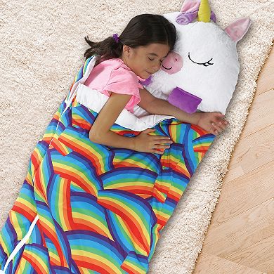 Happy Nappers Shark or Unicorn Pillow and Sleepy Sack