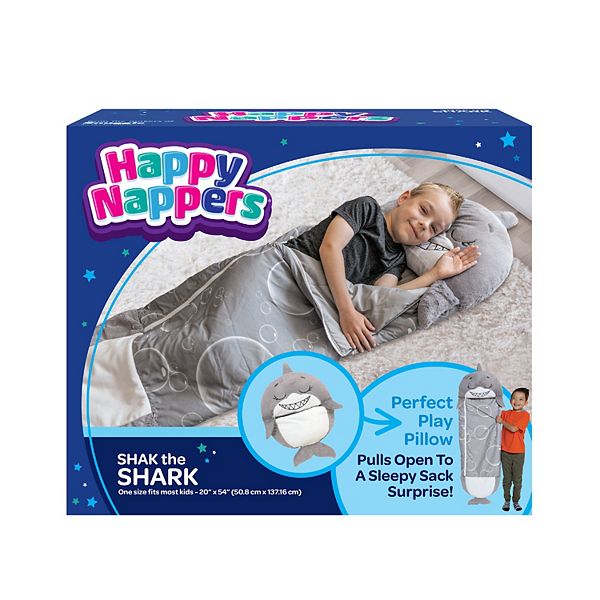 Happy Nappers Shark or Unicorn Pillow and Sleepy Sack