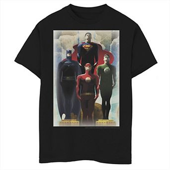 Boys 8-20 Justice League Proud Pose Portrait Graphic Tee
