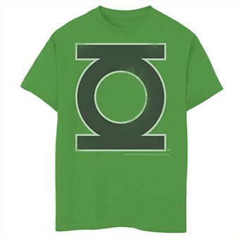 Boys 8-20 Green Lantern Classic Black Logo Graphic Tee