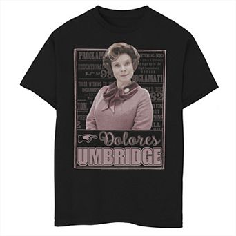 Boys 6-20 Harry Potter Dolores Umbridge Proclamation Portrait Graphic Tee