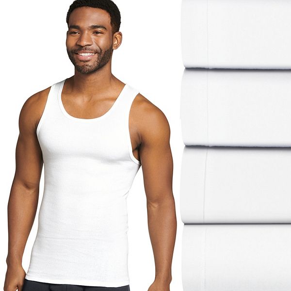 Buy Jockey Men's Cotton Dry Fit Vest (Black, Medium) at