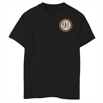 Boys 8-20 Harry Potter Platform 9 &3/4 Simple Logo Graphic Tee