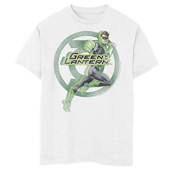 Boys 8-20 DC Comics Green Lantern Action Pose Logo Graphic Tee