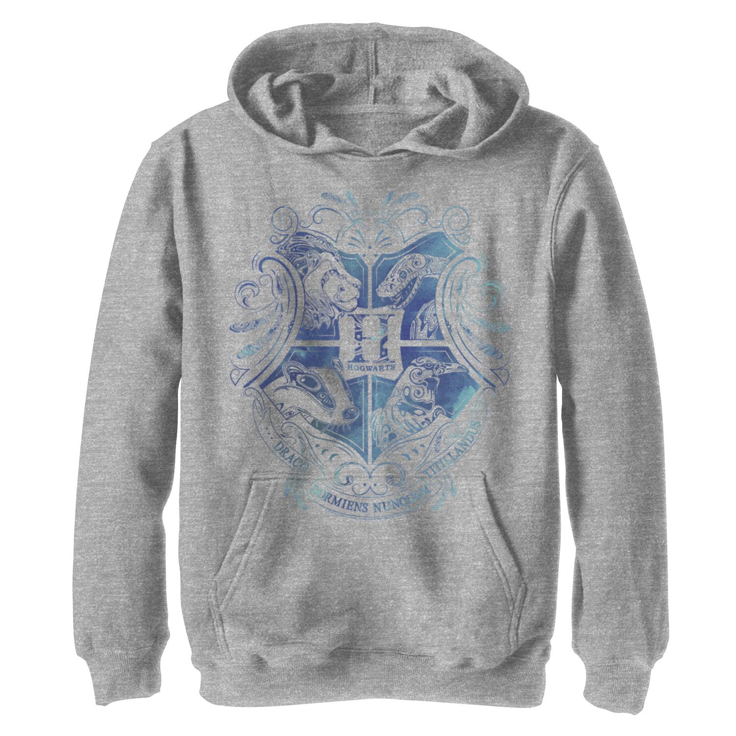 Image for Harry Potter Boys 8-20 Hogwarts Blue Hue House Symbols Graphic Fleece Hoodie at Kohl's.