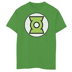 Green Lantern LOGO DISTRESSED Licensed T-Shirt KIDS Sizes 4 7 5/6 