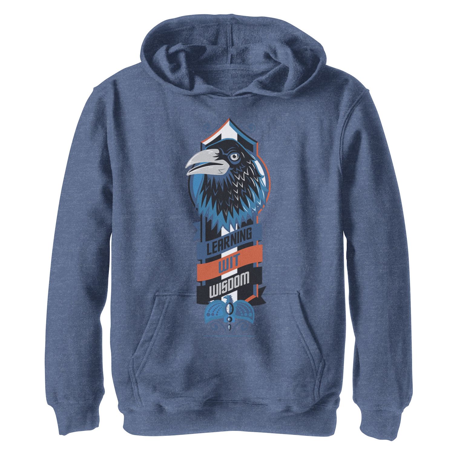 Image for Harry Potter Boys 8-20 Ravenclaw Learning Wit Wisdom Logo Graphic Fleece Hoodie at Kohl's.