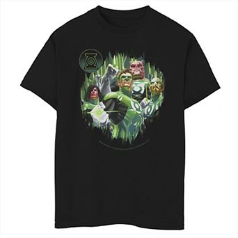 Boys 8-20 Green Lantern Corps Emerald Character Fill Graphic Tee