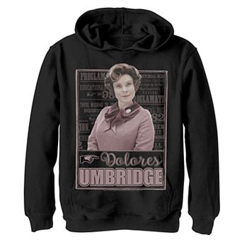 Boys 8-20 Harry Potter Dolores Umbridge Proclamation Portrait Graphic Fleece Hoodie