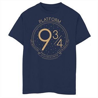 Boys 8-20 Harry Potter Platform 9 &3/4 Line Art Graphic Tee