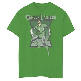 Boys 8-20 Green Lantern Posed Portrait Logo Graphic Tee