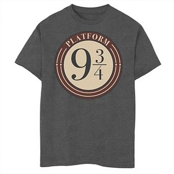 Boys 6-20 Harry Potter Platform 9 &3/4 Simple Logo Graphic Tee