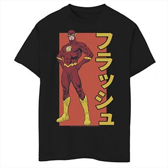 Boys 6-20 DC Comics The Flash Bold Kanji Portrait Graphic Tee
