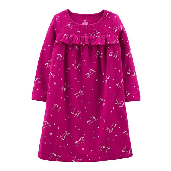 carters fleece gown