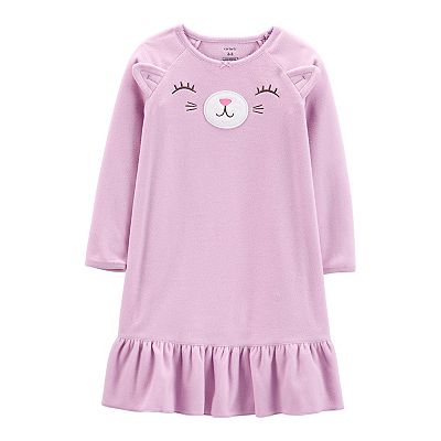 Girls fleece nightdress best sale