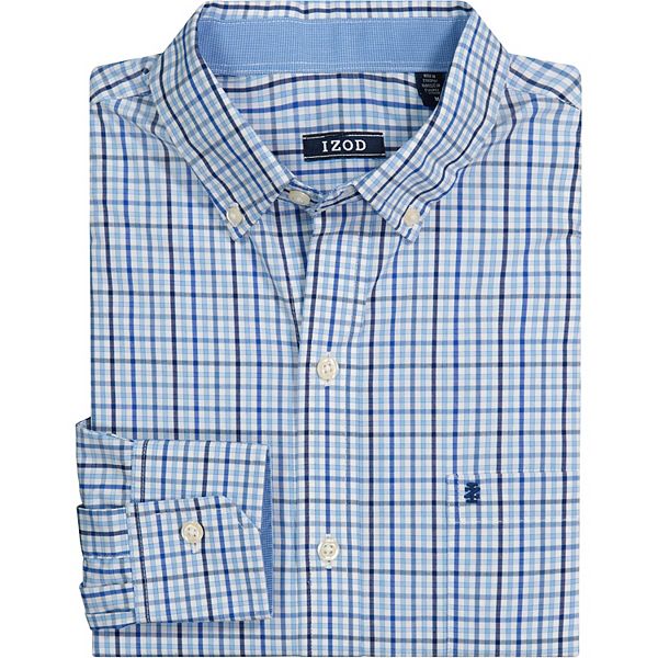 Men's IZOD ClassicFit Plaid Stretch ButtonDown Shirt