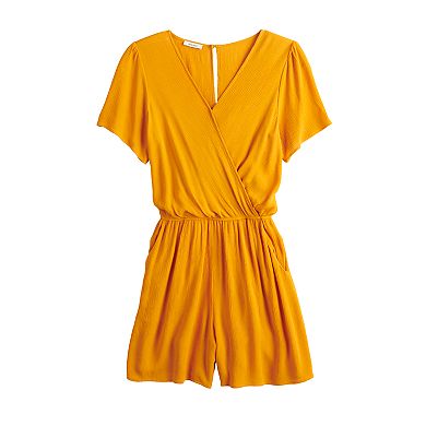 Women's Nine West Faux-Wrap Romper