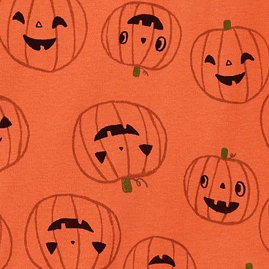 Baby Girl Carter's 2-Piece Glow Halloween Skeleton Snug Fit Pajamas
