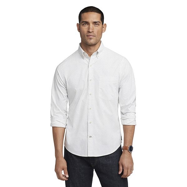 Men's IZOD Saltwater SlimFit Untucked Woven ButtonDown Shirt