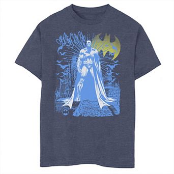 Boys 8-20 Batman Blue Hue Blue Hue Portrait Graphic Tee