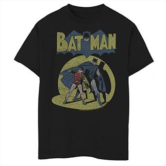 Boys 8-20 Batman Vintage Faded Vintage Scene Graphic Tee