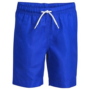 Boys 10-20 Lands' End Solid Swim Trunks in Husky