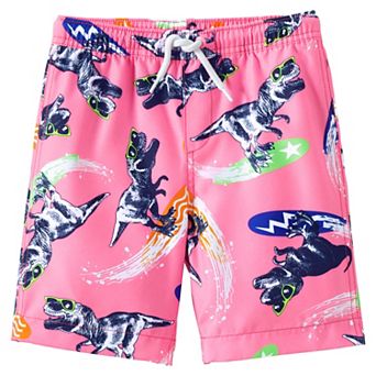Boys 6-16 Lands' End Printed Swim Trunks in Slim