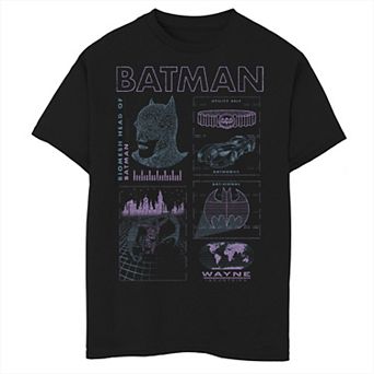 Boys 8-20 Batman Batman Schematic Graphic Tee