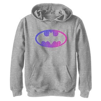 Boys 8-20 Batman Gradient Colorful Logo Graphic Fleece Hoodie