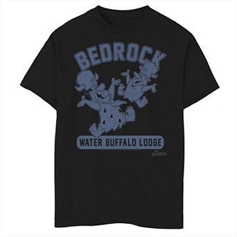 Boys 8-20 The Flintstones Bedrock Water Buffalo Lodge Collegiate Graphic Tee