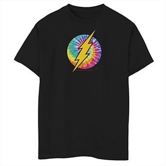 Boys 8-20 DC Comics Flash Tie Dye Logo Graphic Tee