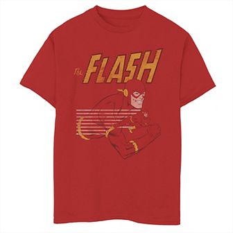 Boys 8-20 Flash Distressed Portrait Logo Graphic Tee