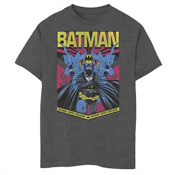 Boys 8-20 Batman Caped Crusader Comic Cover Graphic Tee