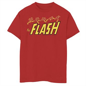 Boys 6-20 DC Comics The Flash Running Classic Logo Graphic Tee