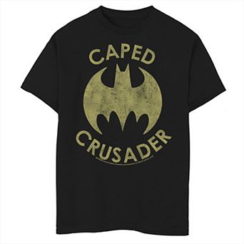 Boys 8-20 Batman Caped Crusader Distressed Logo Graphic Tee