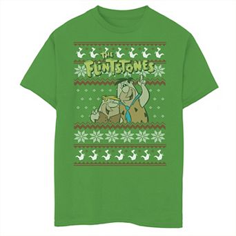 Boys 8-20 The Flintstones Best Friends Holiday Party Graphic Tee