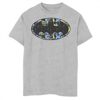 Boys 8-20 Batman Comic Fill Logo Graphic Tee