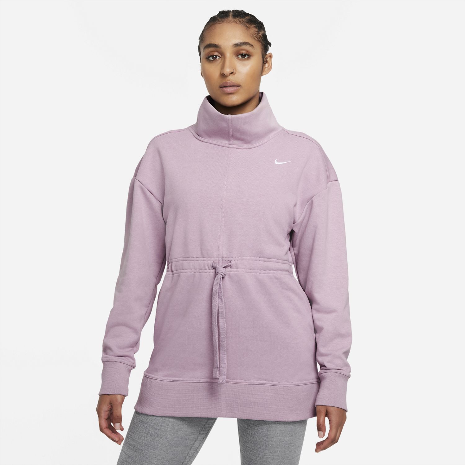 women's nike dry training cowl neck top