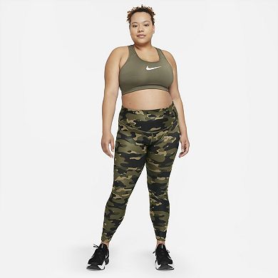Plus Size Nike Dri-FIT Mid-Rise Camo Leggings