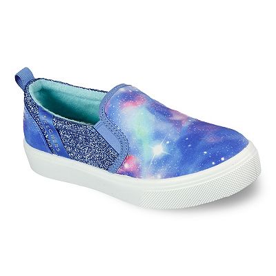 Skechers Street Poppy Nebula Shines Girls Slip On Shoes