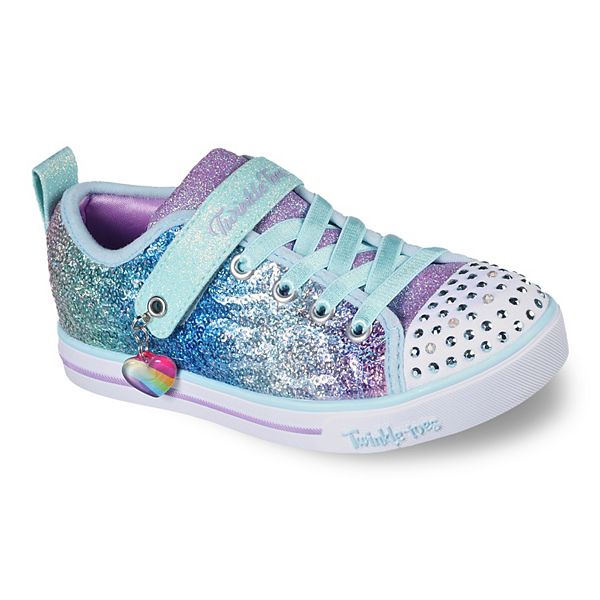 Skechers® Sparkle Lite Sequins So Bright Girls' Light-Up Shoes