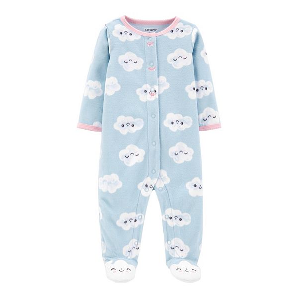 Baby Carter's Clouds SnapUp Fleece Sleep & Play