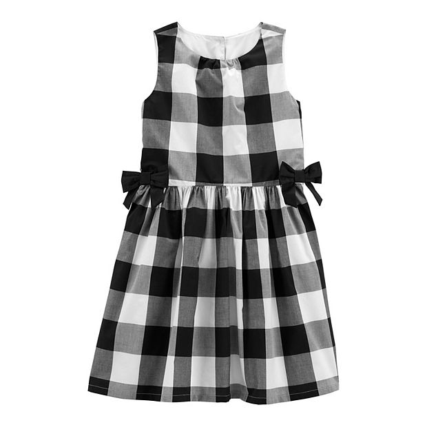 Carter's buffalo check holiday hot sale dress