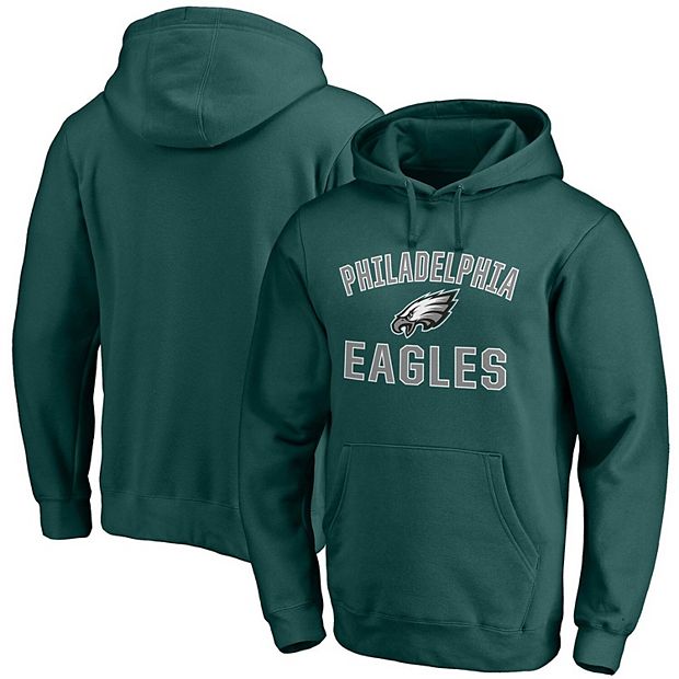 Philadelphia Eagles Antigua Victory Pullover Hoodie - Khaki