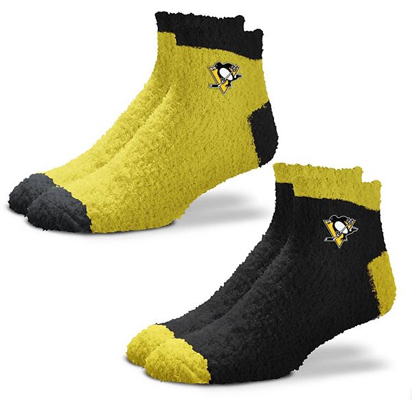 Women's Pittsburgh Steelers For Bare Feet 2-Pack Sleep Soft Socks