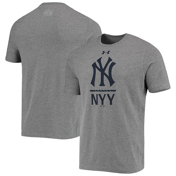 Men's New York Yankees Nike Tri-Blend 3/4-Sleeve T-Shirt